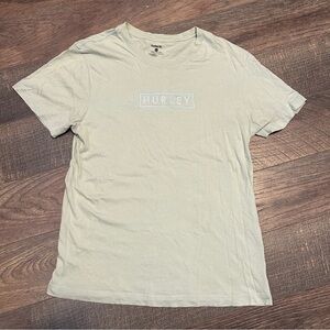 Hurley Men's Light Green Short Sleeve T-Shirt M